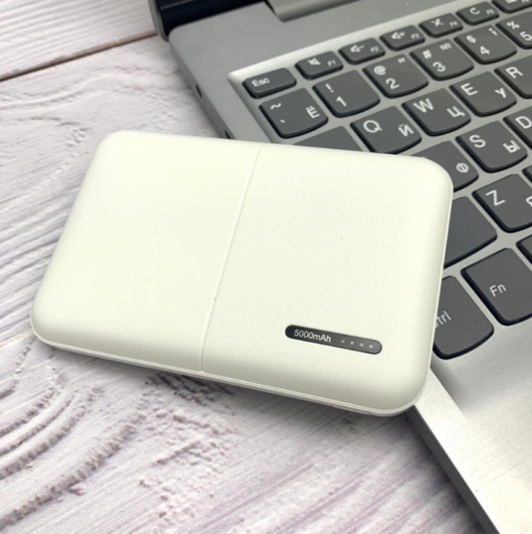 Портативное зарядное устройство Power Bank 5000mAh Kinetic, с индикатором заряда